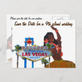 Las Vegas 9e eiland bruiloft uitnodiging (Voorkant / Achterkant)