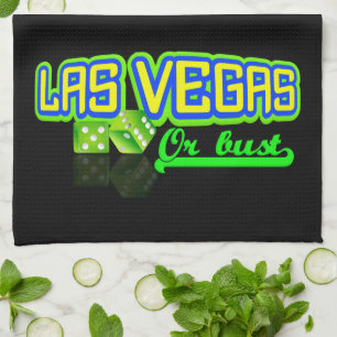 Las Vegas aangepaste keukenhanddoeken