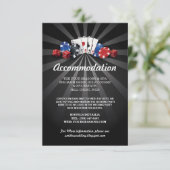 Las Vegas Accommodatie Kaarten Casino Wedding (Staand voorkant)