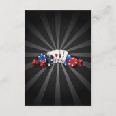 Las Vegas Accommodatie Kaarten Casino Wedding (Achterkant)