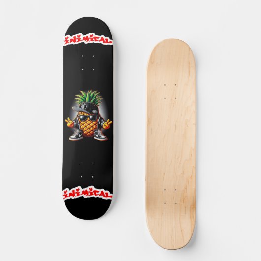Las Vegas Ananas Skateboard (Voorkant)
