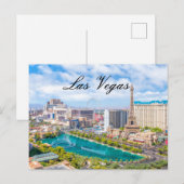 Las Vegas ansichtkaart Briefkaart (Voorkant / Achterkant)