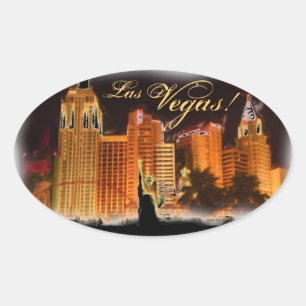 Las Vegas artistique scène de nuit stickers new yo