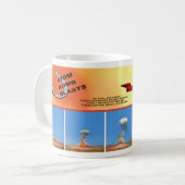 Las Vegas Atom Bomb Blasts Coffee Mok (Voorkant links)
