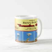 Las Vegas Atom Bomb explose de café Mug (Devant droit)