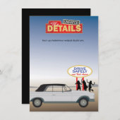 Las Vegas Bachelorette — Details Card Informatiekaartje (Voorkant / Achterkant)