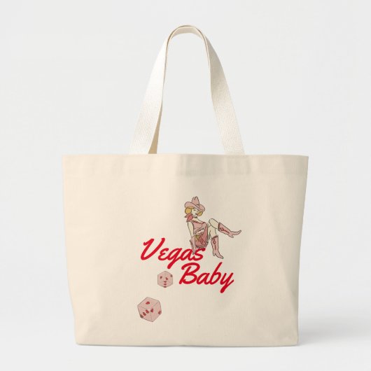 Las Vegas Bachelorette Grote Tote Bag (Voorkant)