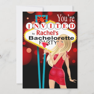 Las Vegas Bachelorette Party red Kaart
