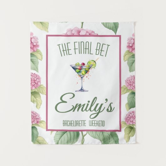 Las Vegas Bachelorette Party Wandkleed (Voorkant)