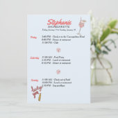 Las Vegas Bachelorette route Kaart (Staand voorkant)