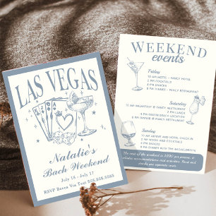 Las Vegas Bachelorette Sociale Cocktail Route Kaart