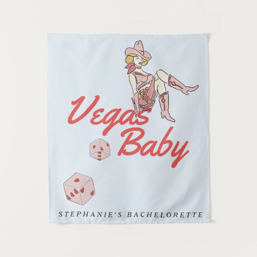 Las Vegas Bachelorette Wandkleed (Voorkant)