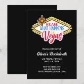 Las Vegas Bachelorette Weekend Custom Kaart (Voorkant / Achterkant)