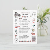 Las Vegas Bachelorette Weekend Route Kaart (Staand voorkant)