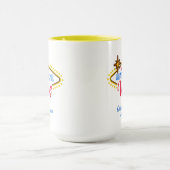 Las Vegas Bestemming Bruiloft Zondag Brunch Custom Mok (Midden)