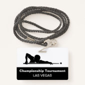 Las Vegas Billiards Budget Event Badges (Achterkant met draagriem)
