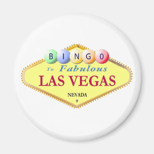 Las Vegas Bingo Magnet Magneet