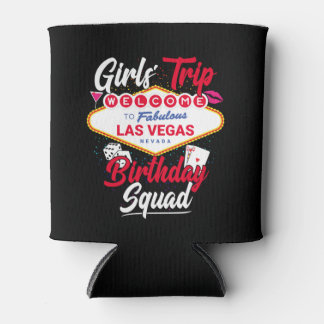 Las Vegas Birthday Girls Trip Vegas Birthday Squad Blikjeskoeler