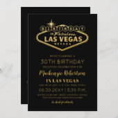Las Vegas Birthday Kaart (Voorkant / Achterkant)