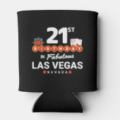 Las Vegas Birthday Party - 21st Birthday in Vegas Blikjeskoeler (Achterkant)