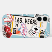 Las Vegas Boarding Pass Case-Mate iPhone Case (Achterkant (horizontaal))