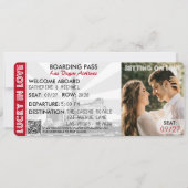 Las Vegas Boarding Pass QR Code Trouwticket (Voorkant)