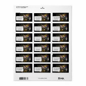 Las Vegas Boulevard Strip Foto Etiket (Full Sheet)