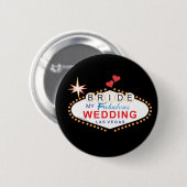 Las Vegas Bride Ronde Button 5,7 Cm (Voorkant /achterkant)