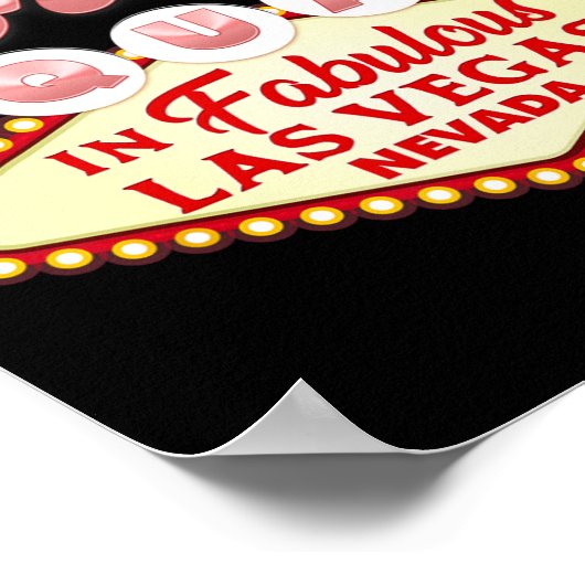 Las Vegas Bride Squad in Las Vegas Grappig Bruidsm Poster (Hoek)