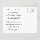 Las Vegas Brides Mariage Date Faire-part (Dos)