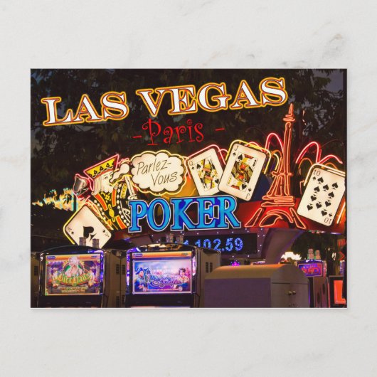 Las Vegas Briefkaart (Voorkant)