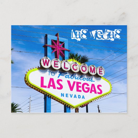 Las Vegas Briefkaart (Voorkant)