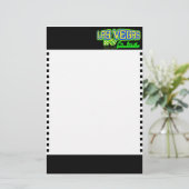 Las Vegas briefpapier, aanpasbaar Briefpapier (Staand voorkant)