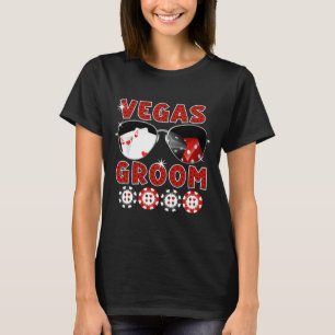 Las Vegas Bruidegom Trouwen T-shirt Bachelor Party
