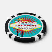 Las Vegas Bruiloft Casino Chip (Enkel)