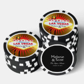 Las Vegas Bruiloft Casino Chip (Opstapeling)