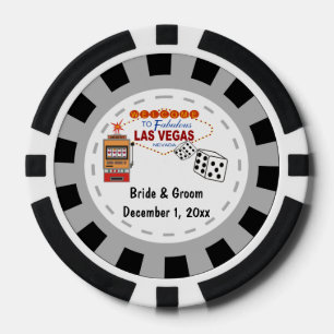 Las Vegas Bruiloft Casino Chips