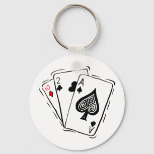 Las Vegas Card Deck Sleutelhanger