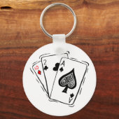 Las Vegas Card Deck Sleutelhanger (Voorkant)