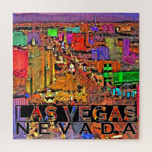 Las Vegas Carré Puzzle (Vertical)