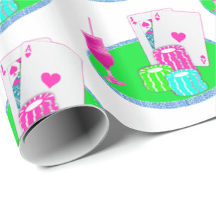 Las Vegas Casino Blackjack Tafel Kaarten Poker Chi Cadeaupapier