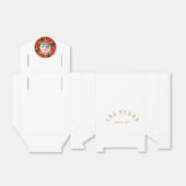 Las Vegas casino chip | witgoud & rood Bedankdoosjes (Uitgevouwen)