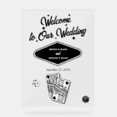 Las Vegas Casino Destination Mariage Noir Blanc (Recto)