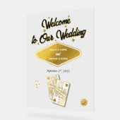 Las Vegas Casino Destination Wedding Gold (Angle)