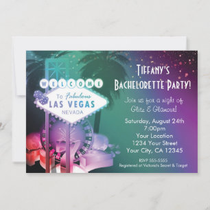 Las Vegas Casino Goknacht Glamour Uitnodiging