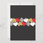 Las Vegas Casino Nuit Anniversaire Fête Invitation (Dos)