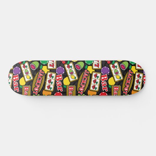 Las Vegas Casino Pattern Skateboard (Horizontaal)