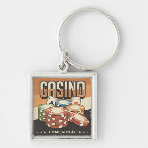 Las Vegas Casino Poker Chips Sleutelhanger