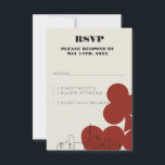 Las Vegas Casino Skyline Wedding Cartes RSVP<br><div class="desc">Une carte de réponse RSVP amusante et moderne pour obtenir une réponse de présence pour votre événement à Las Vegas! Cette carte RSVP d'invitation comprend des graphismes en couleur rouge, un rendu moderne de la ligne d'horizon de Las Vegas, ainsi que des polices et du texte entièrement personnalisables sur arrière...</div>