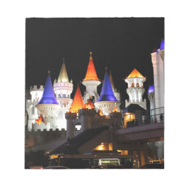 Las Vegas Castle Hotel Gaming Vegas City Colorful Notitieblok